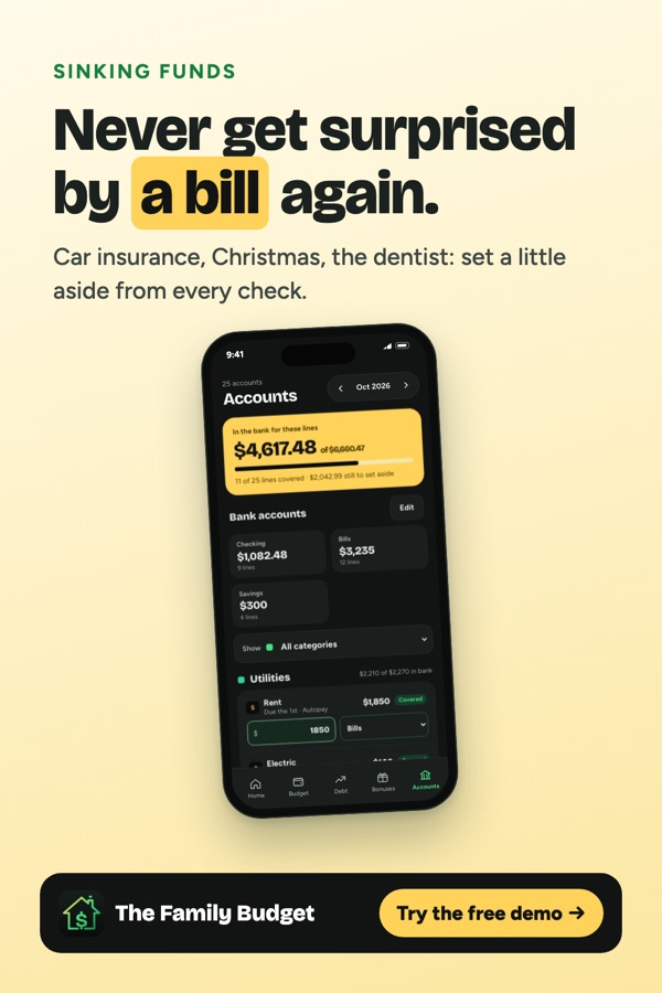 Pin: Never get surprised by a bill again, with sinking funds